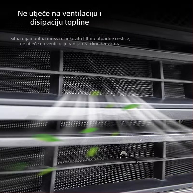 Kia zaštitna mreža hladnjaka — mreža protiv insekata i zaštita spremnika vode, kompatibilno s modelima Kia KX3, KX5 i ostalima | Materijal: aluminijsko-cinkovo- bakarova legura