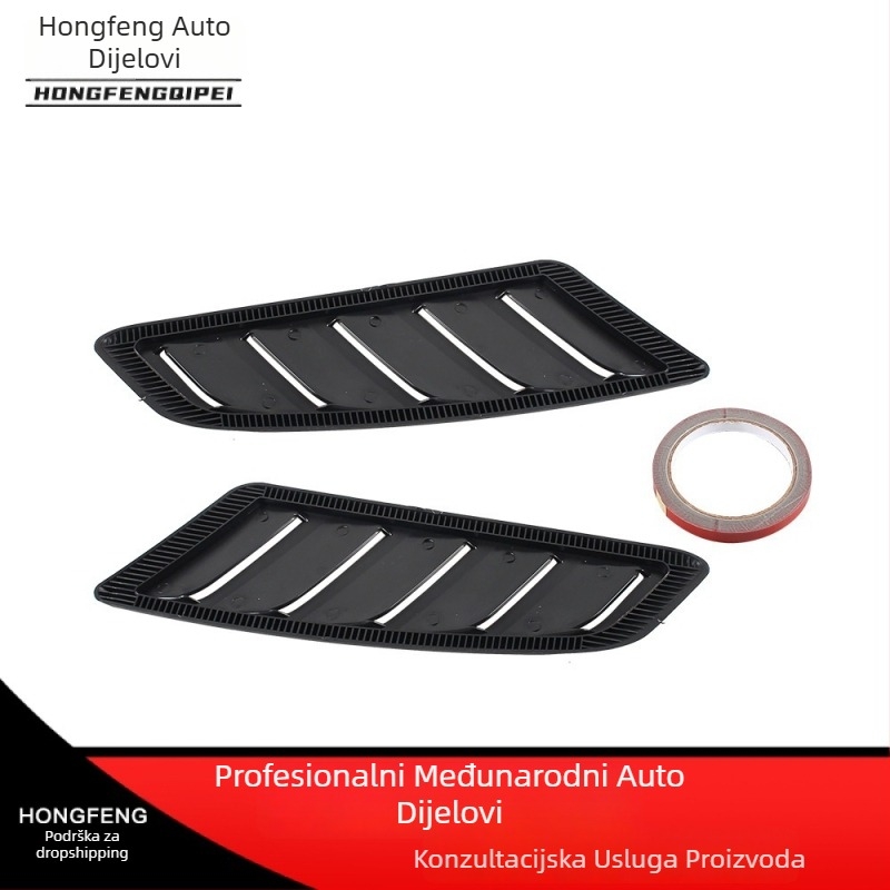 Sade SLJ-1079-BK Univerzalni panel dovoda zraka u haubu, ABS plast, izolacijska podloga i hladni ventil