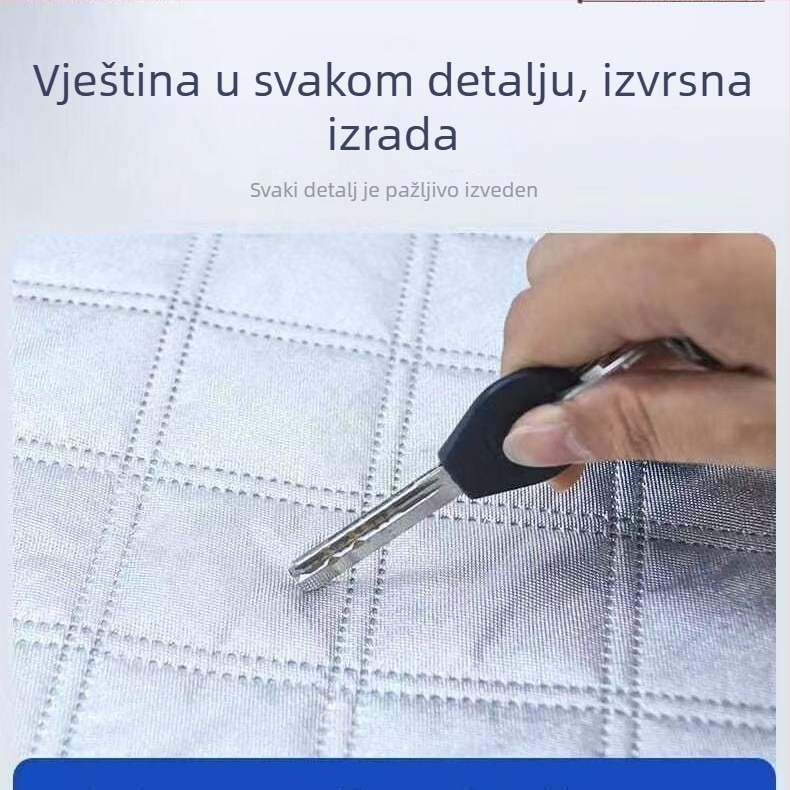 Pokrov prednjeg stakla za Volkswagen Bora, magnetsko pričvršćivanje, zaštita od smrzavanja i snijega, zimska debela konstrukcija, materijal ABS+LED, montaža vakuumskim čašicama