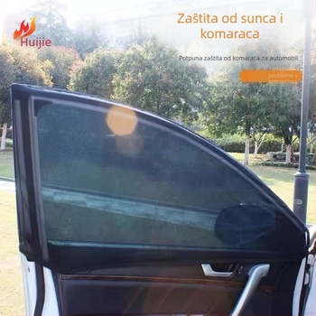 Auto sjenilo od prozirne mreže za univerzalne bočne prozore, visi, toplinska izolacija