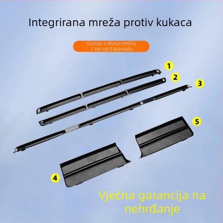 Kryt ulaza za Chery iCAR V23 s integriranom mrežom protiv insekata – ABS materijal, nadogradnja