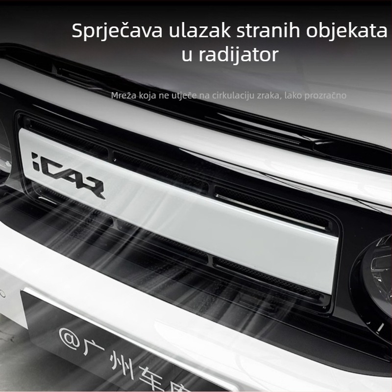 Kryt ulaza za Chery iCAR V23 s integriranom mrežom protiv insekata – ABS materijal, nadogradnja