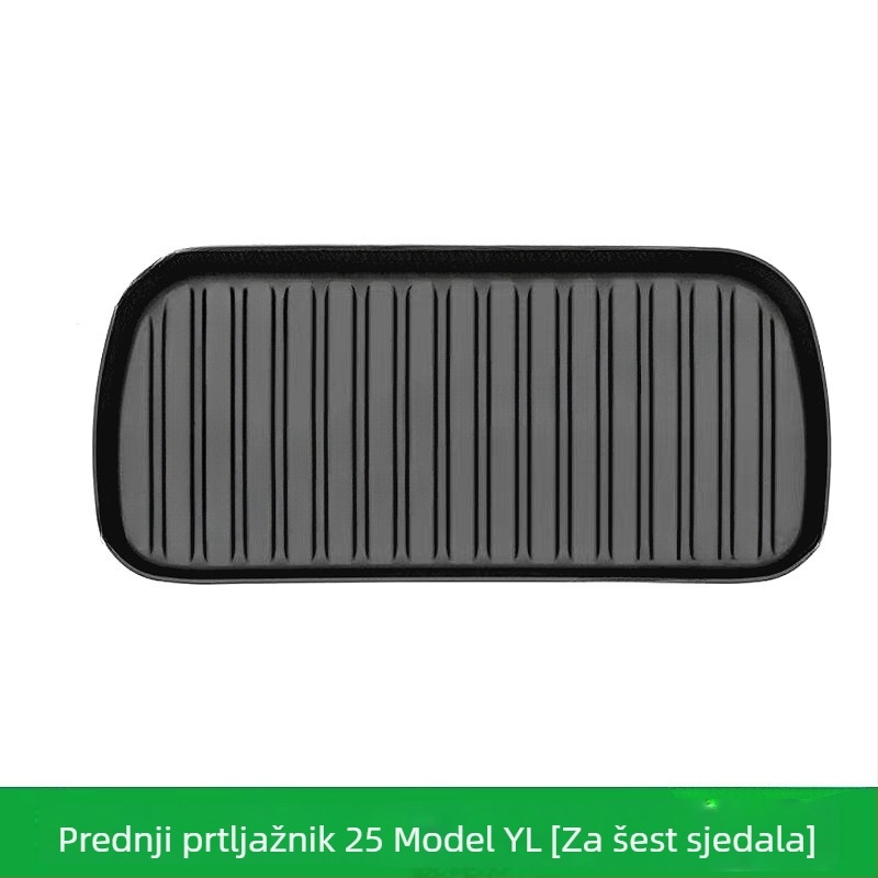 Tesla Model Y/L podne prostirke, TPE materijal, tepih stil, prednje i stražnje skladišne prostirke za prtljažnik, sadržaj 91–100%