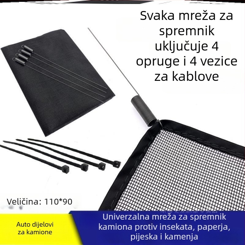 Mreža protiv insekata za vodeni spremnik na građevinskim vozilima i kamionima
