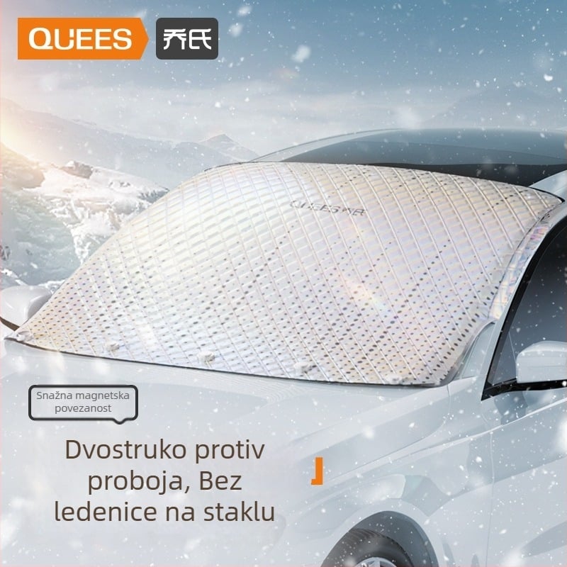 Debeli snježni štit s ugrađenom kartom, univerzalna kompatibilnost, za prednje dijelove.