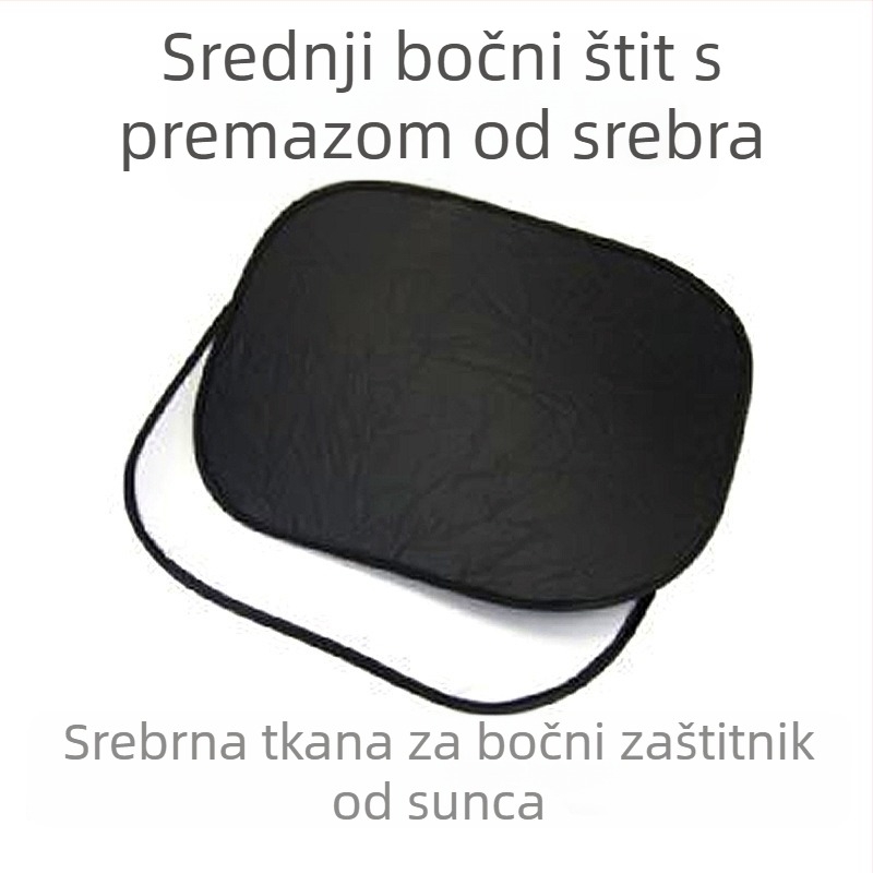 Bočno sjenilo za prozor automobila (mrežasti materijal; ugradnja usisnim čašicama; univerzalna prilagodba; mogućnost tiska logotipa; težina 50-80 g)