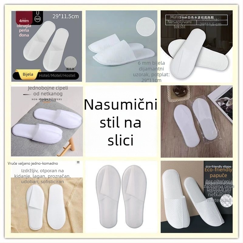 Ženske EVA papuče, vodootporne, s vunenom podstavom i debelim potplatom, za unutarnju i vanjsku upotrebu