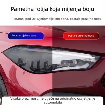 TPU zaštitni film za svjetla s tamnim učinkom i TPU film za promjenu boje stražnjih svjetala za Mercedes-Benz CLE300/260