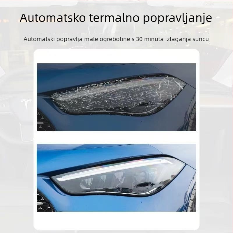 TPU zaštitni film za svjetla s tamnim učinkom i TPU film za promjenu boje stražnjih svjetala za Mercedes-Benz CLE300/260