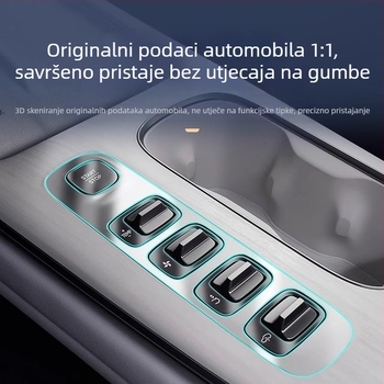 Xiaomi SU7 TPU prozirni zaštitni film za tipke središnje konzole, navigacijski zaslon, prednja svjetla i unutrašnjost vozila