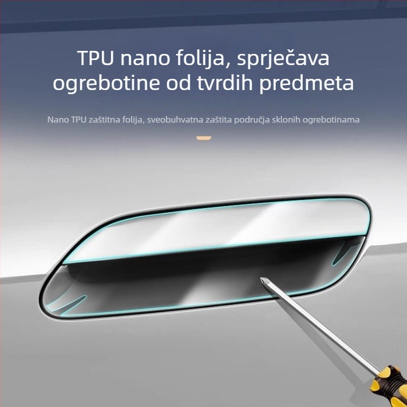 Xiaomi SU7 TPU prozirni zaštitni film za tipke središnje konzole, navigacijski zaslon, prednja svjetla i unutrašnjost vozila