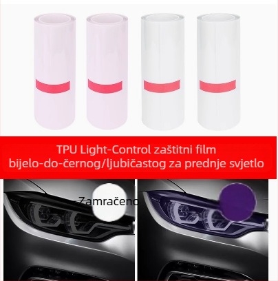 TPU zaštitni film za farove automobila — mijenja boju, propušta svjetlo, otporan na ogrebotine, samoizliječujući