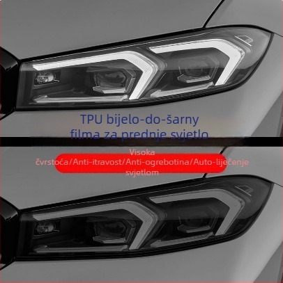 TPU zaštitni film za farove automobila — mijenja boju, propušta svjetlo, otporan na ogrebotine, samoizliječujući