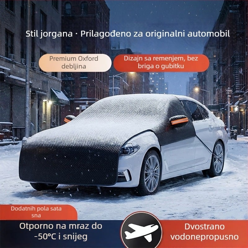 Zimska navlaka za prednje staklo automobila, izolirana zaštita od snijega, Oxford tkanina