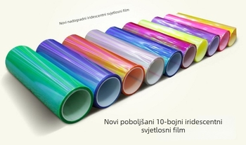 Film za prednje svjetlo automobila, PET materijal, debljina 2 mil, universalna kompatibilnost, film promjene boje svjetla