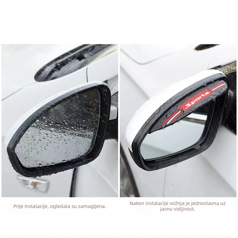 Poklopac kišnog štita retrovizora automobila, PVC materijal, model 121, marka Be sincerely issued, podrijetlo Guangzhou.