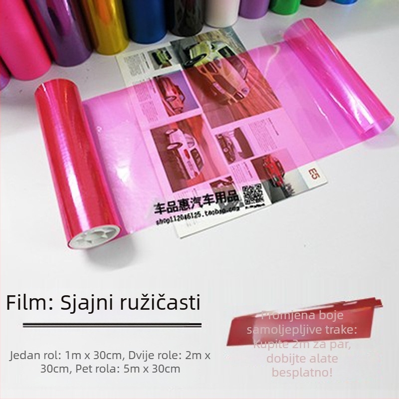 Dibang PVC zaštitni film za automobilsku rasvjetu, prednja i stražnja svjetla, sjajna završna obrada