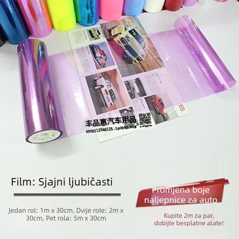 Dibang PVC zaštitni film za automobilsku rasvjetu, prednja i stražnja svjetla, sjajna završna obrada
