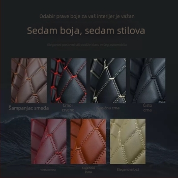 Kožna podloga za prtljažnik, ravna donja prostirka, dekorativni dodatak za modifikacije