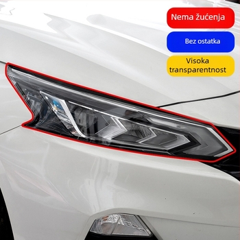 TPU zaštitni film za svjetla automobila – transparentan, za popravak ogrebotina, prednja i stražnja svjetla