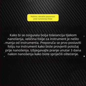 YLF TPU zaštitni film za instrument ploču Honda NC750X – proziran zaštitni sloj i film za svjetla s tamnim učinkom, prilagodljiva modifikacija
