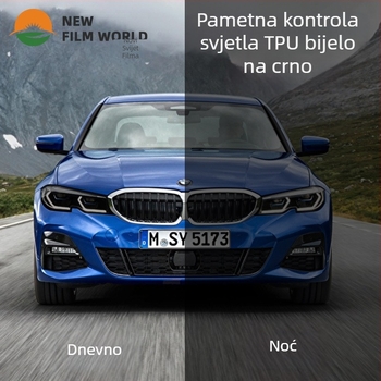 TPU film za auto svjetla – fotochromska serija, osnovni materijal TPU