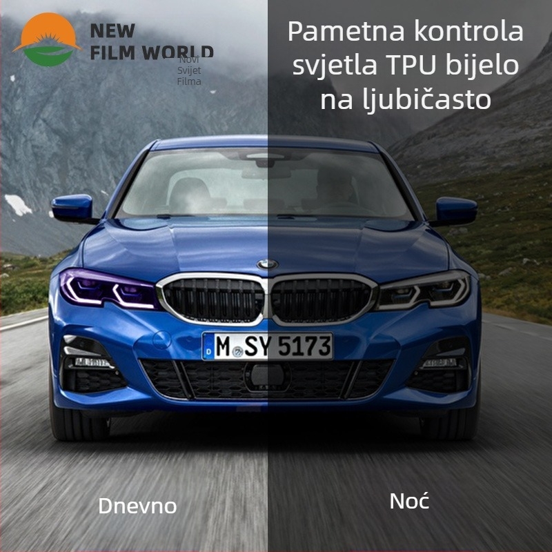 TPU film za auto svjetla – fotochromska serija, osnovni materijal TPU