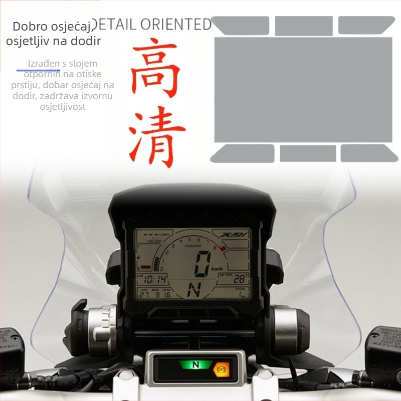 Folija za zaštitu instrument ploče HONDA X-ADV750 2017-2020, protiv ogrebotina