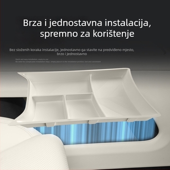 Automobilska silikon kutija za pohranu – Kompatibilna s Ideal i6 sustavom središta, donja konzola; vodootporna i otporna na tlak