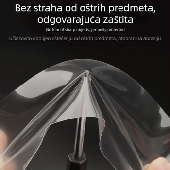 Model 3 zaštitna folija prednje lampe – TPU, prozirna naljepnica za svjetlo, lijepljenje