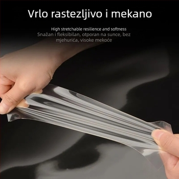 Model 3 zaštitna folija prednje lampe – TPU, prozirna naljepnica za svjetlo, lijepljenje
