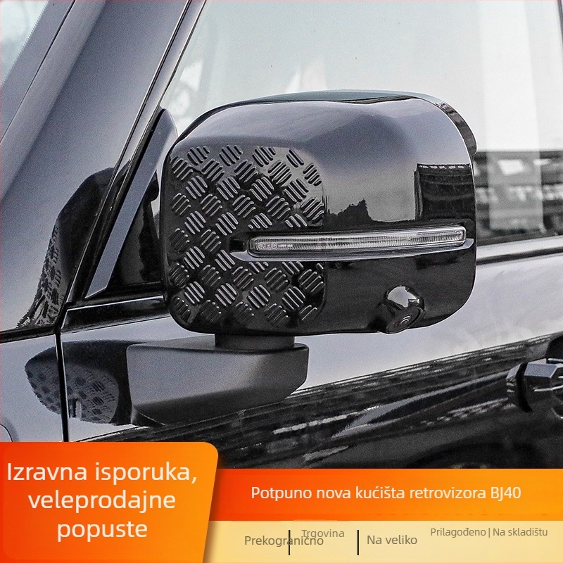 Poklopac kućišta ogledala BJ40E – ABS kućište, dekorativna naljepnica kišni luk, zaštitni vodootporni poklopac