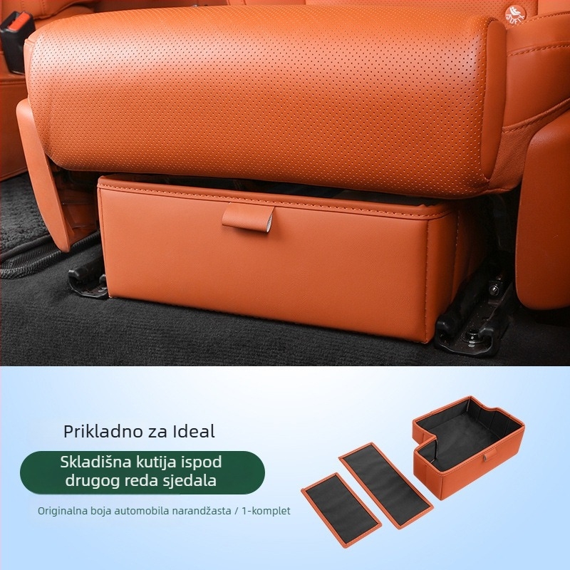 Kutija za pohranu ispod sjedala Ideal L8L9, dvoredna, sklopiva, vodootporna, izolirana, otporna na kompresiju, s držačem