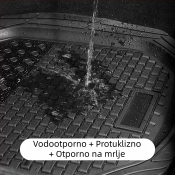 Automobilske podne prostirke — jednodjelne, PVC protivklizne, 5 mm debljina, za opće modele, porijeklo Taizhou, Zhejiang