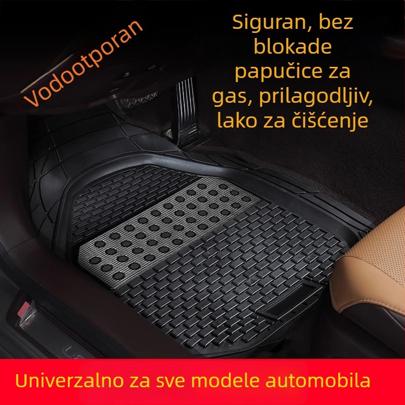 Automobilske podne prostirke — jednodjelne, PVC protivklizne, 5 mm debljina, za opće modele, porijeklo Taizhou, Zhejiang
