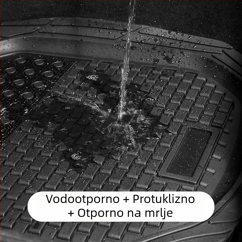 Automobilske podne prostirke — jednodjelne, PVC protivklizne, 5 mm debljina, za opće modele, porijeklo Taizhou, Zhejiang