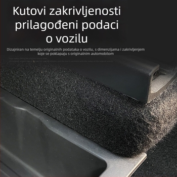 Kutija za skladištenje ispod sjedala za Tesla Model Y — koža, pod sjedištem, prilagodljivo procesiranje, tiskanje logotipa
