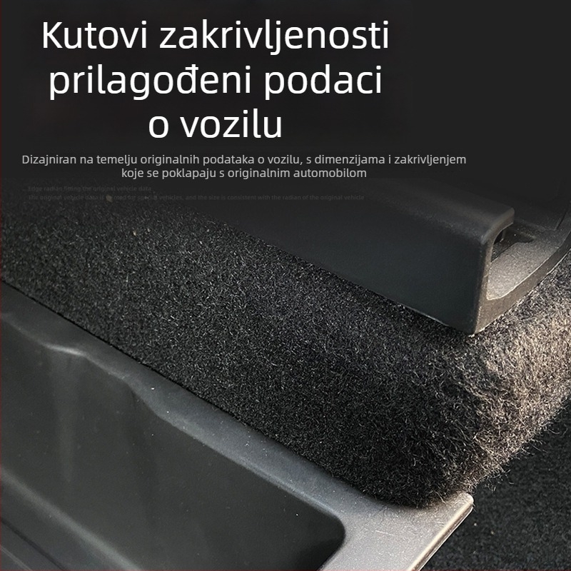 Kutija za skladištenje ispod sjedala za Tesla Model Y — koža, pod sjedištem, prilagodljivo procesiranje, tiskanje logotipa