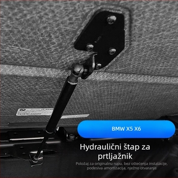 Hidraulična podizna šipka stražnjeg prostora za BMW X5/X6 (G05), metalna konstrukcija, kompatibilno s X5L poklopcem za pohranu