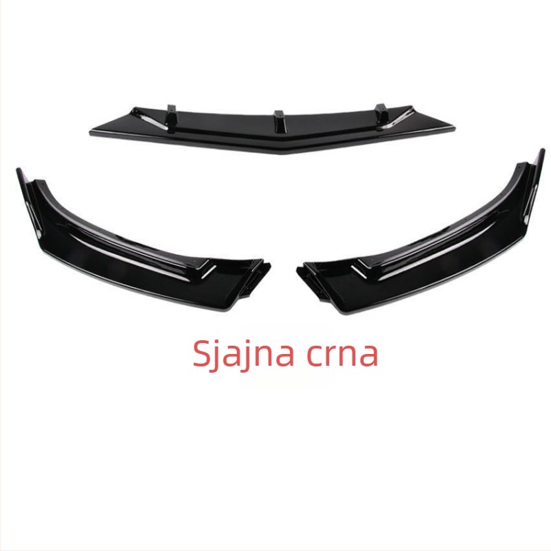 Prednji lip za branik Mazda 3 (2014–2019, Axela) s karbonskim uzorkom završne obrade, bez prilagodbe