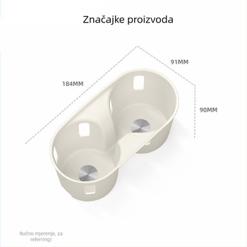 Silikon podloga protiv klizanja za držač čaše u središnjoj konzoli, kompatibilna s Ideal I6 – vodootporna i otporna na tlak