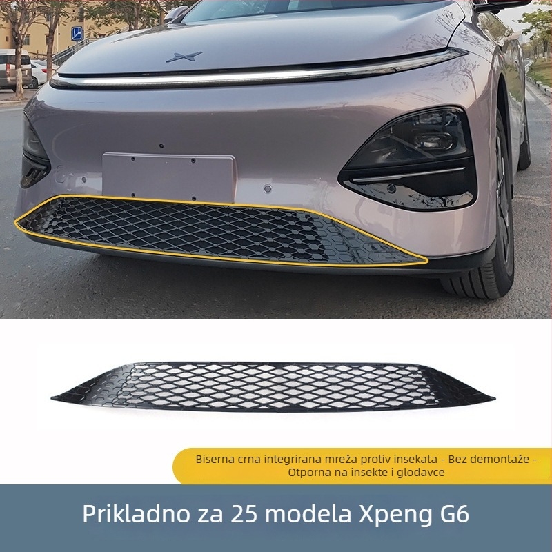 Insekt zaštitna mreža za Xiaopeng G6 (25 varijanti), montaža bez demontaže, automobilski dodatak za modele G6 2025