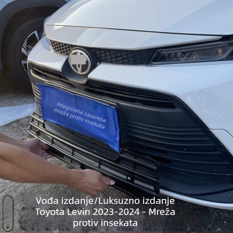 Toyota Levin 2023–2024 mreža protiv insekata za prednji branik i mreža spremnika vode, ABS zavarena mreža