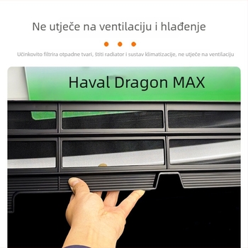 Insektna zaštita mreža za prednju i srednju rešetku hladnjaka druge generacije Haval Xiaolong Max — King Kong net + ABS, Brand Good Walking