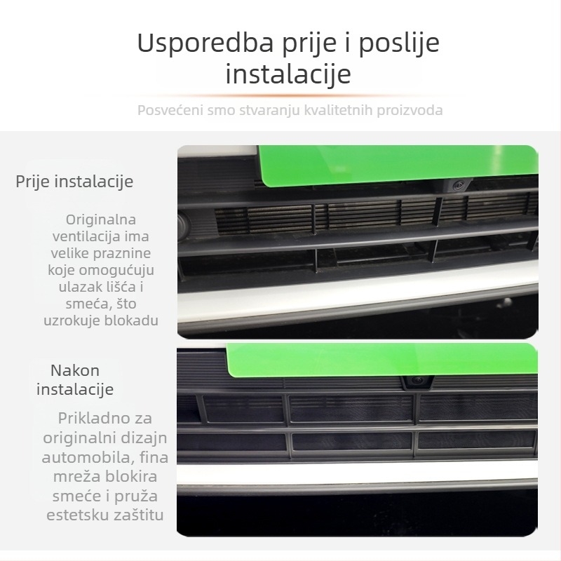 Insektna zaštita mreža za prednju i srednju rešetku hladnjaka druge generacije Haval Xiaolong Max — King Kong net + ABS, Brand Good Walking
