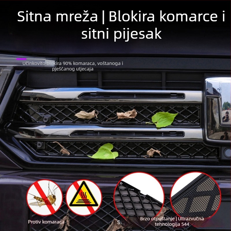 Off-road mreža za vodeni spremnik s clip-on rešetkom i mrežom protiv insekata, ABS materijal, za Tank 400 Hi4T/Hi4Z – Zero pigeon
