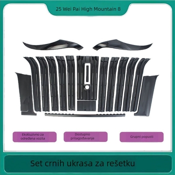 Wey Gaoshan 8 srednja rešetka – ukrasni rub, zaštita od insekata i pamucnih vlakana za vodeni spremnik, nadogradnja bez demontaže srednje rešetke