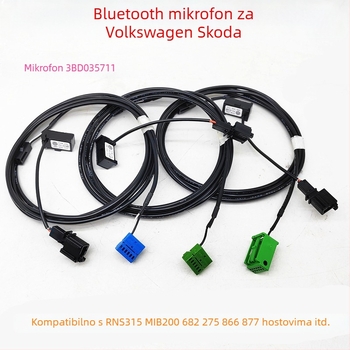 Bluetooth mikrofon za navigaciju za Škoda, kompatibilan s RNS RCD510, RNS315, MIB866 i 877