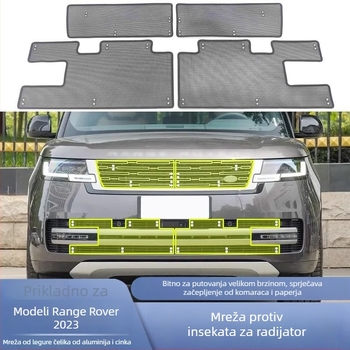 Mreža za hlađenje protiv insekata s filtrom za središnju rešetku i Willow Catkin Net za Range Rover Executive 2023