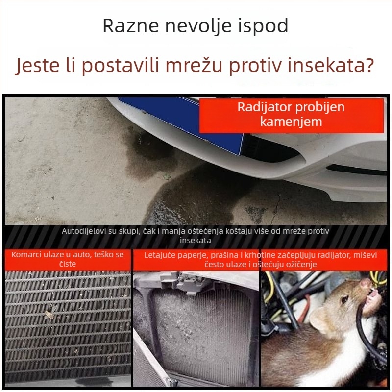 Mreža za hlađenje protiv insekata s filtrom za središnju rešetku i Willow Catkin Net za Range Rover Executive 2023